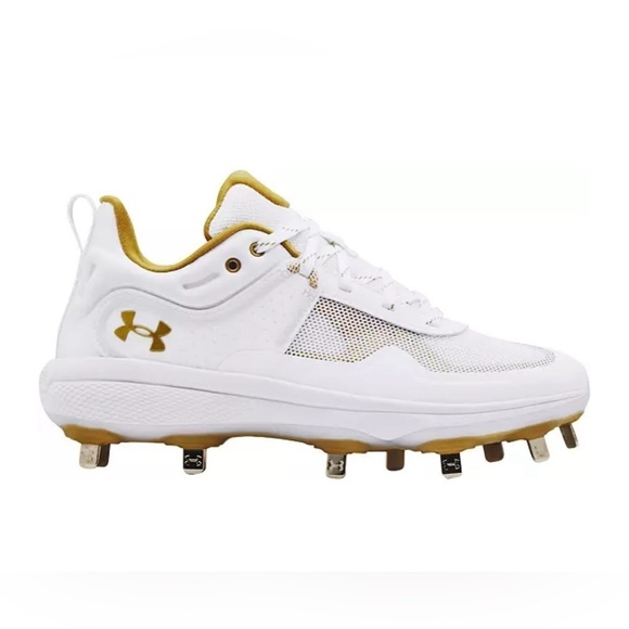 New Under Armour Women's Glyde Metal Fastpitch Softball Cleats Size 7 Holidays - Picture 1 of 7